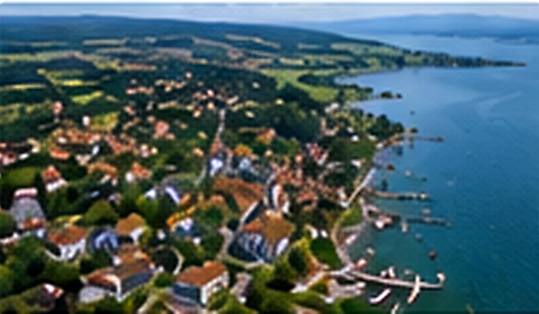 Illustrative Luftansicht von Bodolz