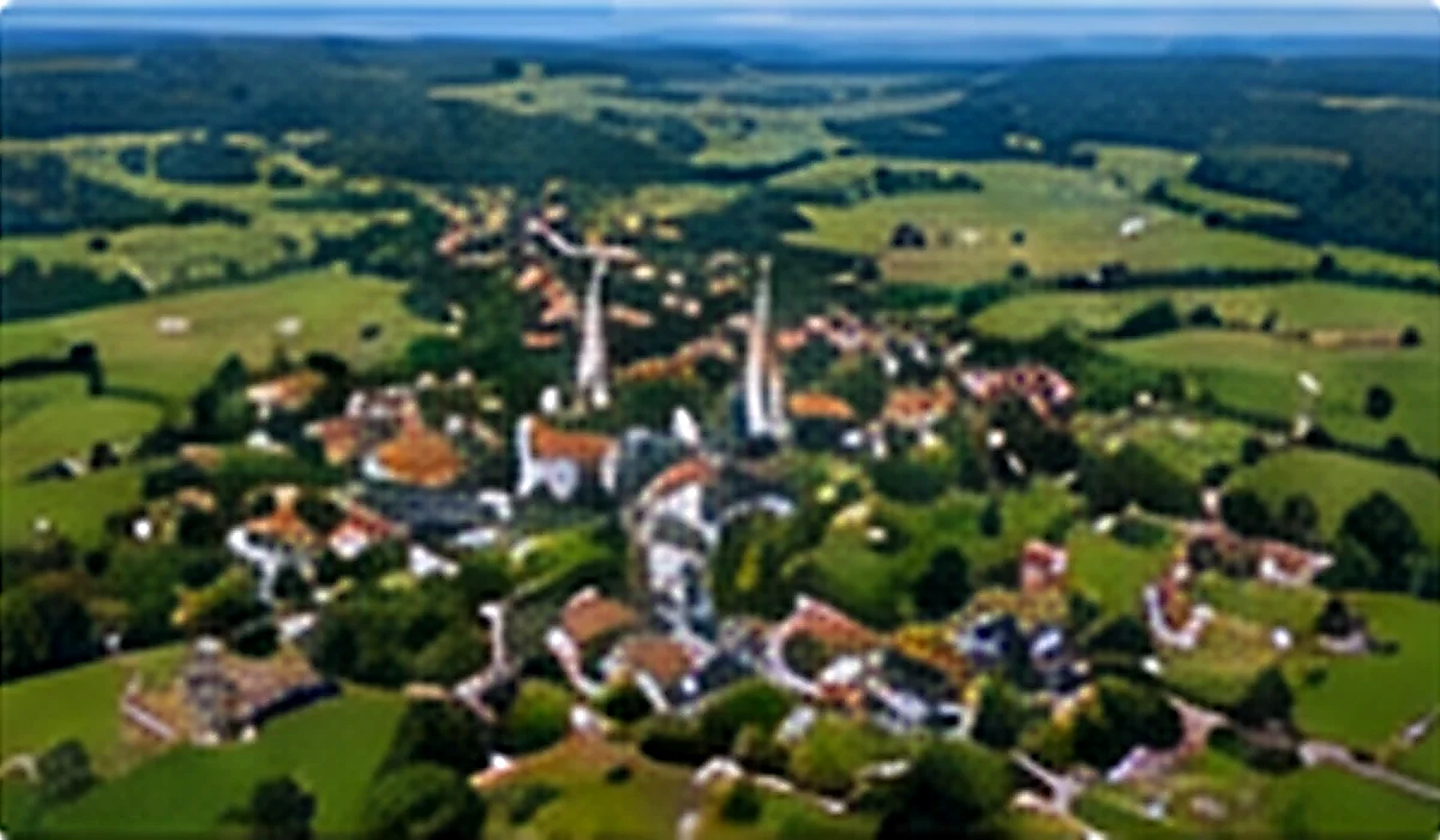 Illustrative Luftansicht von Frickingen