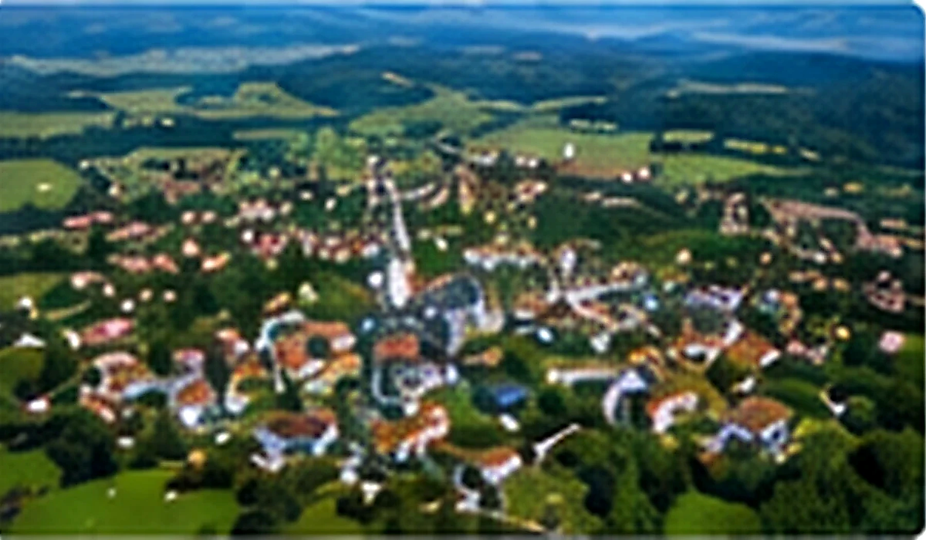 Illustrative Luftansicht von Heiligenberg