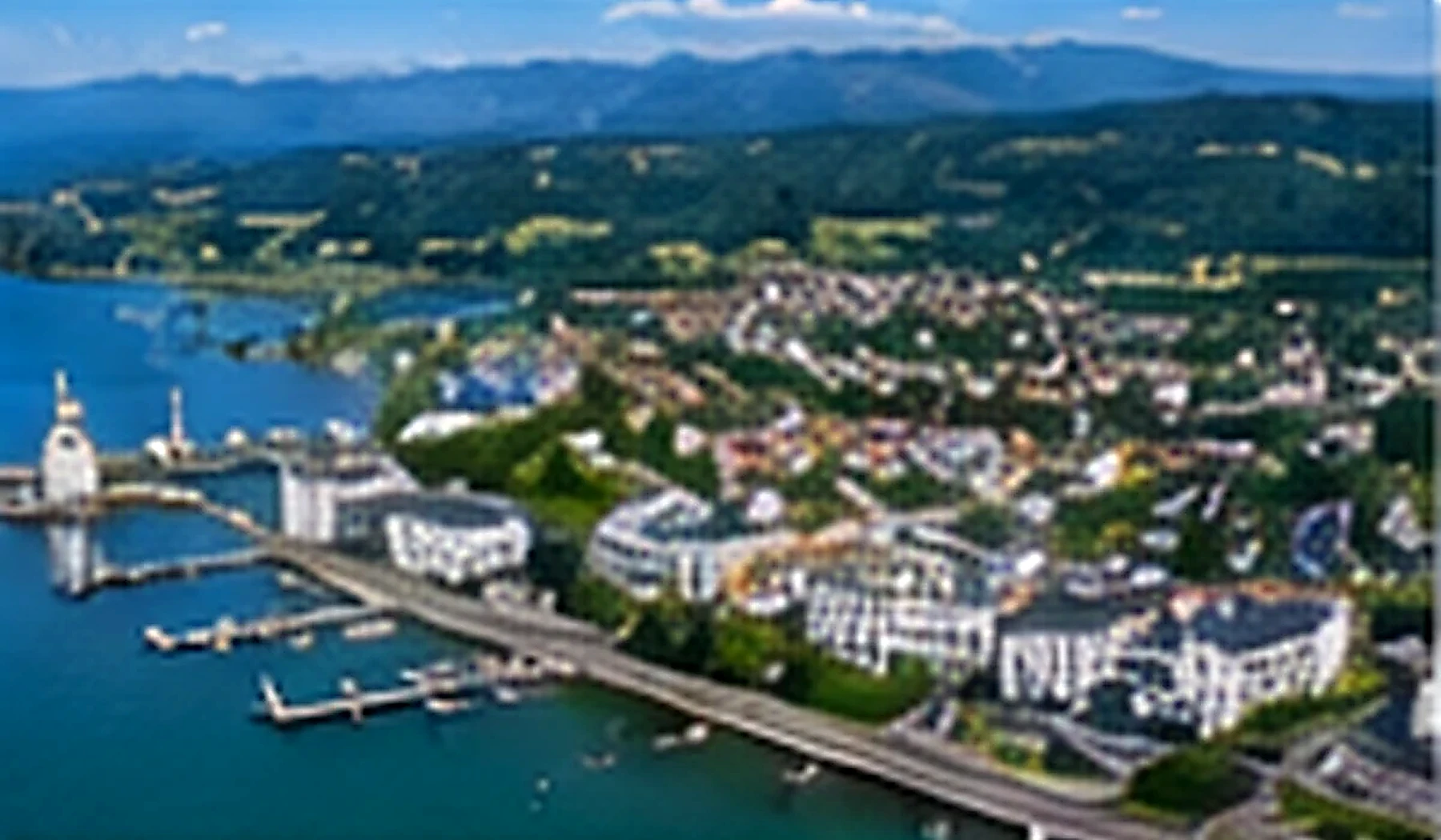 Illustrative Luftansicht von Kreuzlingen