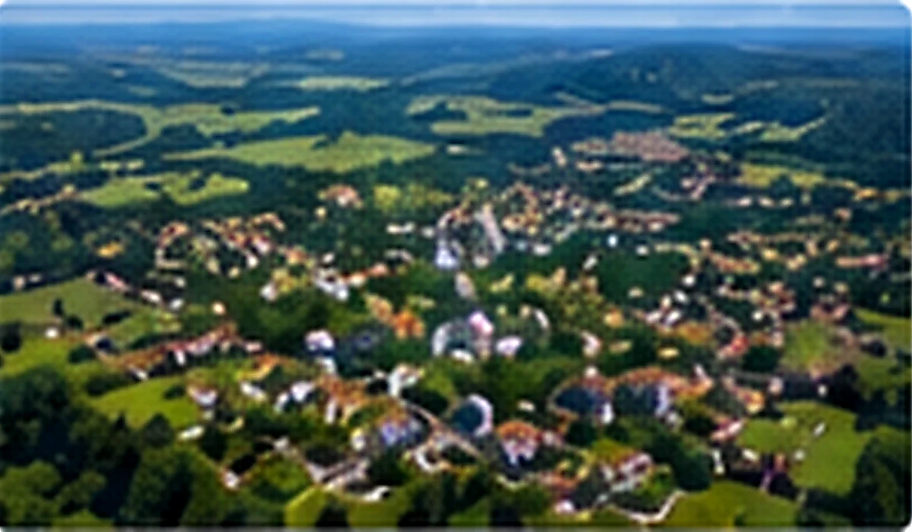 Illustrative Luftansicht von Oberteuringen