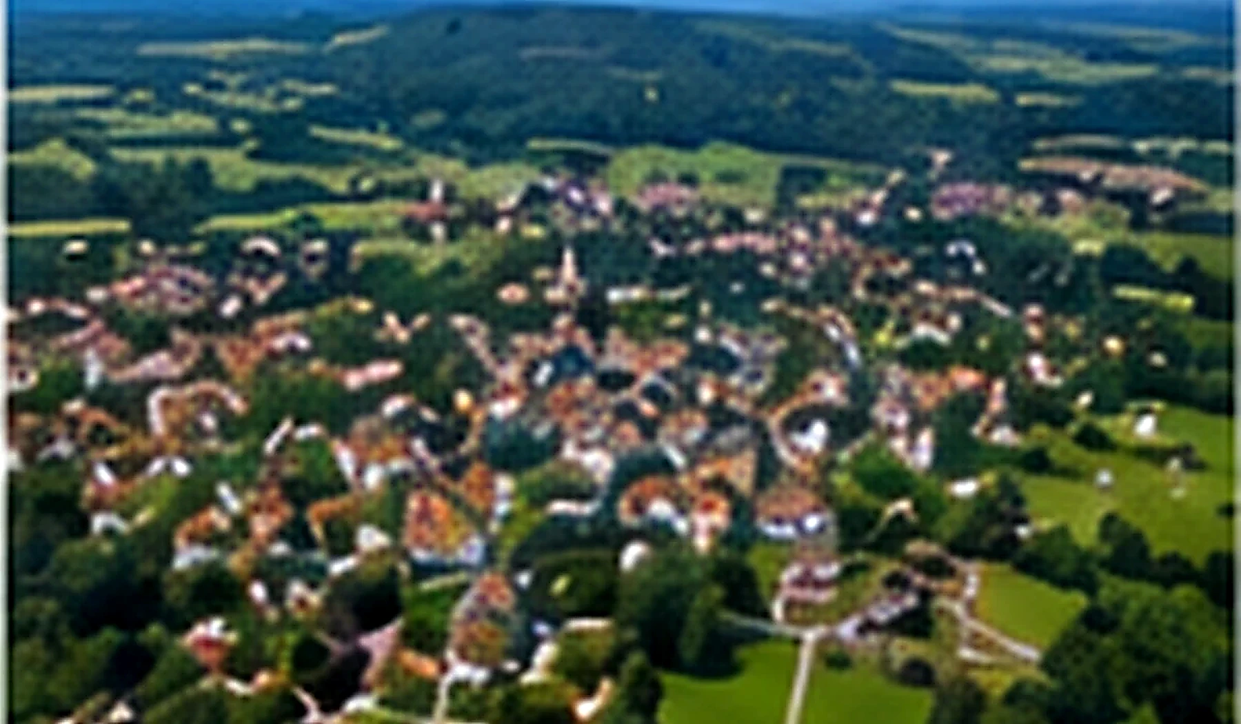 Illustrative Luftansicht von Stockach